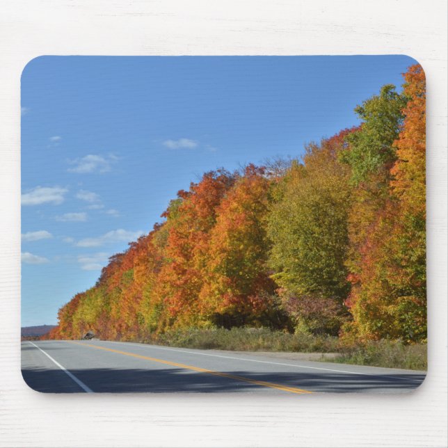 Alfombrilla De Ratón Árboles otoñales (Frente)