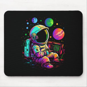 Alfombrilla De Ratón Arcade Planets Universe Gaming Astronauta