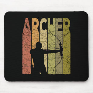 Alfombrilla De Ratón Archer Vintage Bow Hunting Retro Archery Bowhuntin