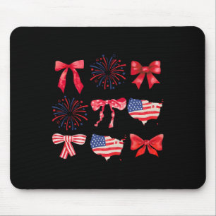 Alfombrilla De Ratón Arco 4 de julio Usa Patriótico Americano Mujeres N