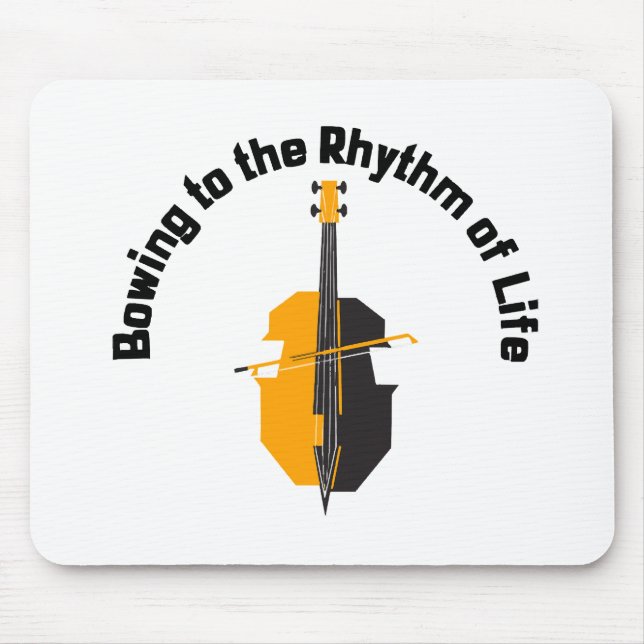 Alfombrilla De Ratón Arco al Ritmo de la Vida Cello (Frente)