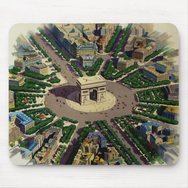 Alfombrilla De Ratón Arco de Triomphe París (Frente)