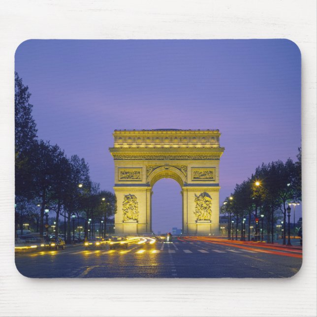 Alfombrilla De Ratón Arco de Triunfo, París, Francia, (Frente)