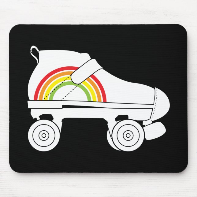 Alfombrilla De Ratón arco iris de quad (Frente)