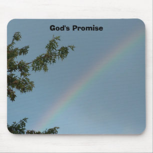 Alfombrilla De Ratón Arco iris hermoso, la promesa de dios
