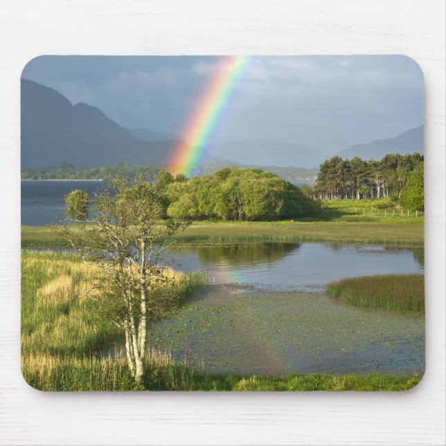 Alfombrilla De Ratón Arco iris irlandés Mousepad (Frente)