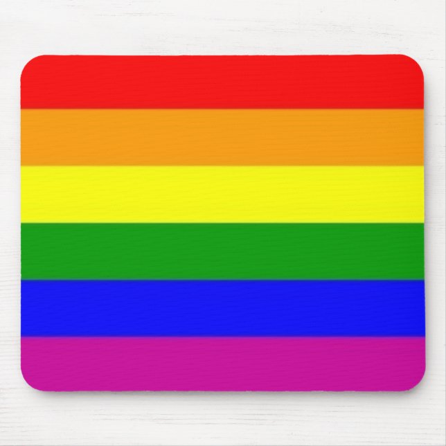 Alfombrilla De Ratón Arco iris Mousepad (Frente)