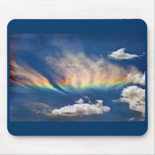 Alfombrilla De Ratón Arco iris Mousepad del fuego