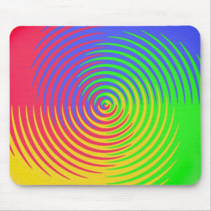 Alfombrilla De Ratón Arco iris Mousepad espiral