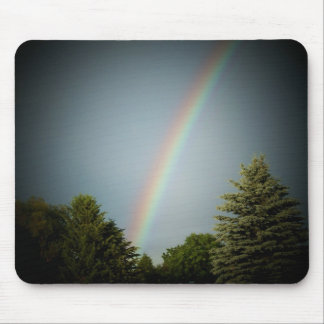 Alfombrilla De Ratón Arco iris sobre Evergeen