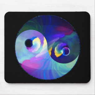 Alfombrilla De Ratón Arco iris Taijitu Yin Yang