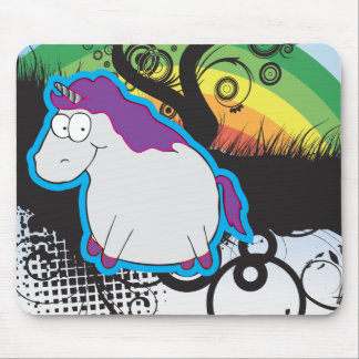 Alfombrilla De Ratón Arco iris y unicornio Mousepad