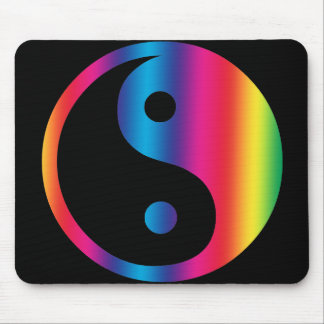 Alfombrilla De Ratón Arco iris Yin Yang