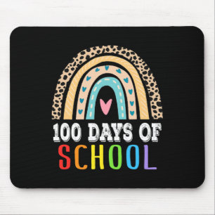 Alfombrilla De Ratón Arcoiris 100 Días De Colorf Chica Escolar