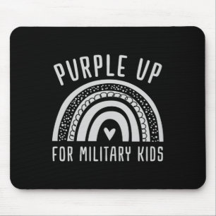 Alfombrilla De Ratón Arcoiris _ Concienciación militar sobre los niños