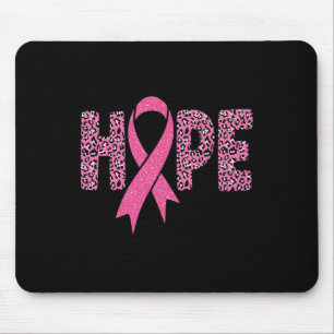Alfombrilla De Ratón Arcoíris de cáncer En octubre usamos rosa Esperanz