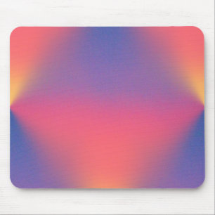 Alfombrilla De Ratón Arcoiris de colores formas de diamantes
