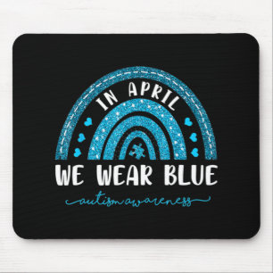 Alfombrilla De Ratón Arcoiris En Abril Usamos Conciencia Del Autismo Az