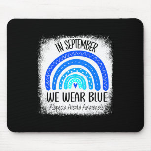 Alfombrilla De Ratón Arcoiris En Septiembre Usamos Alopecia Azul Areata