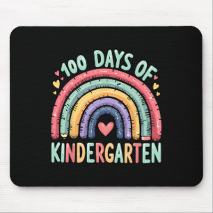 Alfombrilla De Ratón Arcoíris Mágico 100 Días De Maestra De Kindergarte