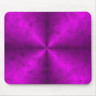 Alfombrilla De Ratón Arcoiris negro rosado en optik de cuero de piel de