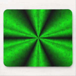 Alfombrilla De Ratón Arcoiris verde en optik de cuero de piel de elefan
