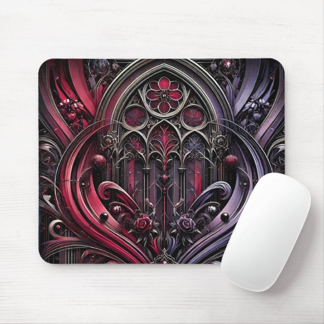 Alfombrilla De Ratón Arcos góticos Mousepad (Con ratón)