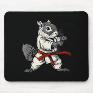 Alfombrilla De Ratón Ardilla de Karate Taekwondo MMA Kickboxing Ardilla