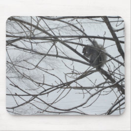 Alfombrilla De Ratón Ardilla en el Mousepad de la nieve