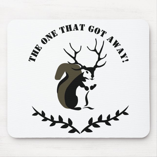 Alfombrilla De Ratón Ardilla Negra Con Antómetro De Diez Puntos (Frente)