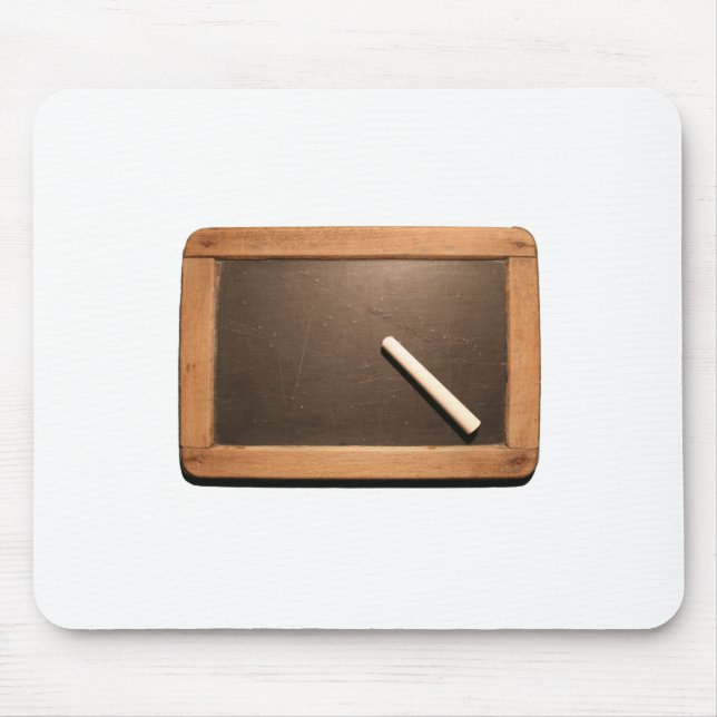 Alfombrilla De Ratón Ardoise Añadir tu ratón de pizarra de escuela de v (Frente)