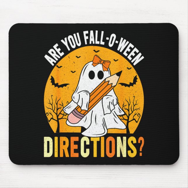 Alfombrilla De Ratón Are You Fall-o-ween Direction Funny Sarcastic Quot (Frente)