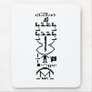 Alfombrilla De Ratón Arecibo Binary Message 1974