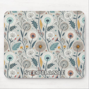 Alfombrilla De Ratón Arena sincera y arte folclórico floral