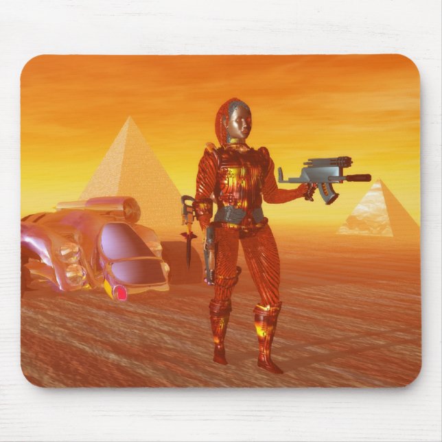 ALFOMBRILLA DE RATÓN ARES EN EL DESIERTO DE LA HIPERIÓN (Frente)