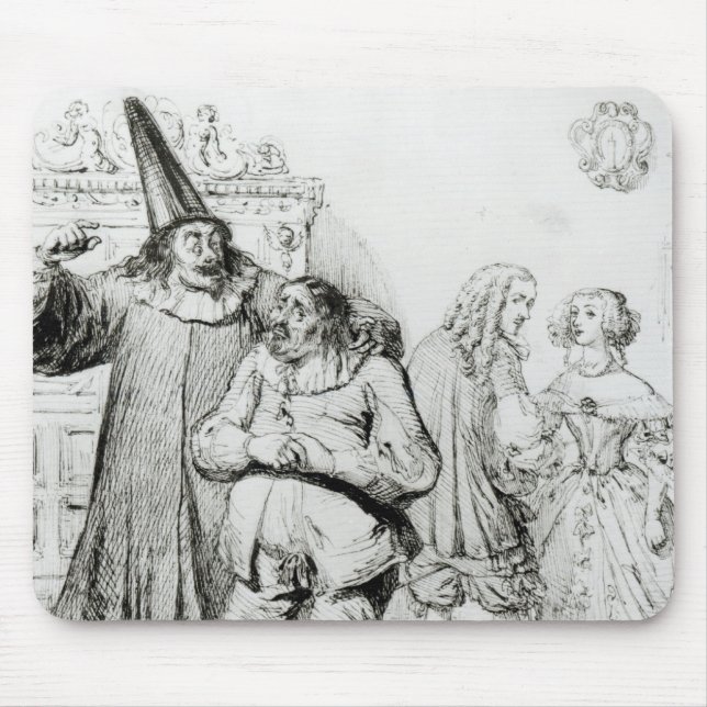 Alfombrilla De Ratón Argan y Monsieur Purgon (Frente)