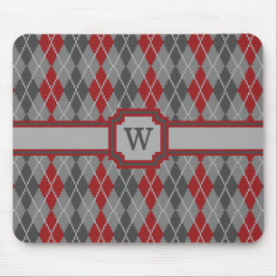 Alfombrilla De Ratón Argyle Mousepad Cenizas y Brasas