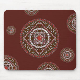Alfombrilla De Ratón Aries Mandala Mousepad