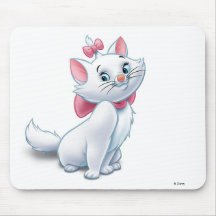 Aristócratas blancos y rosados Disney de gato