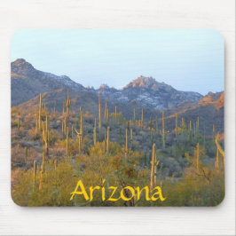 Alfombrilla De Ratón Arizona Winter Cactus Mousepad