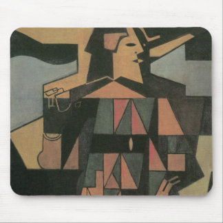 Alfombrilla De Ratón Arlequín de Juan Gris, Arte Cubista Vintage