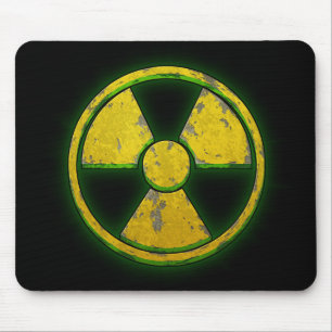 Alfombrilla De Ratón Arma nuclear amarilla