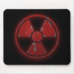 Alfombrilla De Ratón Arma nuclear roja