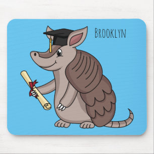 Alfombrilla De Ratón Armadillo cúbico con personalizado de tapón de gra