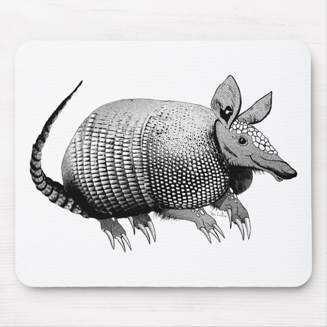 Alfombrilla De Ratón Armadillo Cuteness (Frente)
