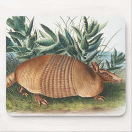 Alfombrilla De Ratón Armadillo dorado beige de nueve bandas