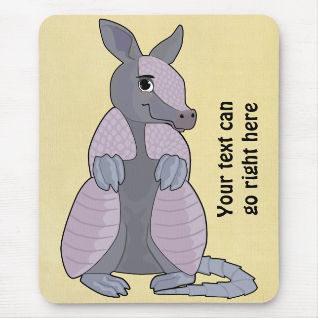 Alfombrilla De Ratón Armadillo Mousepad (Frente)