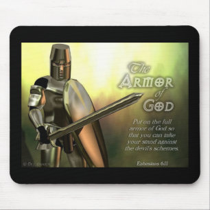 Alfombrilla De Ratón Armadura de Mousepad de DIOS
