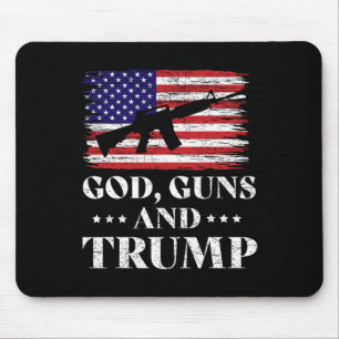 Alfombrilla De Ratón Armas De Dios Y Trump