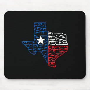 Alfombrilla De Ratón Armas de EE. UU. Patriota Tejano América Texas 